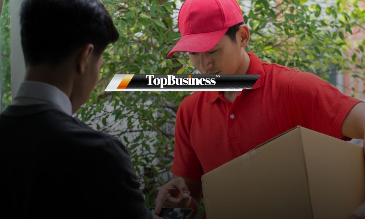 A delivery driver helping out with last-mile delivery