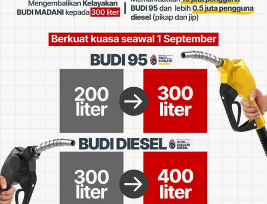 government enforces 300l under budi madani